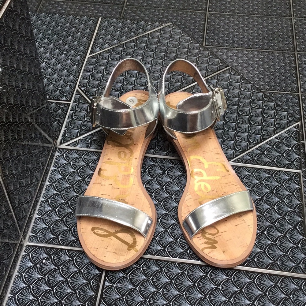Sam Edelman Silver Sandals